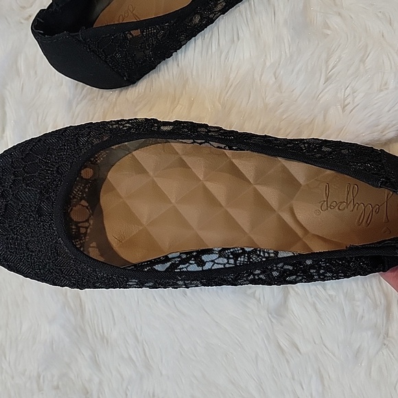 Jellypop Ballet Flats, Black Lace, size Womens 8M - Picture 4 of 5